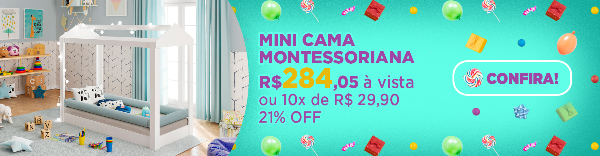 MINI CAMA MONTESSORIANA